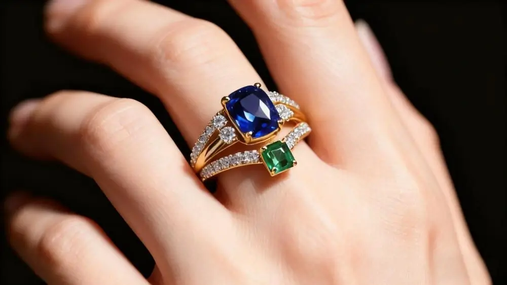 AI-generated jewelry model photo replacing a traditional studio photoshoot with consistent lighting and clean backgrounds